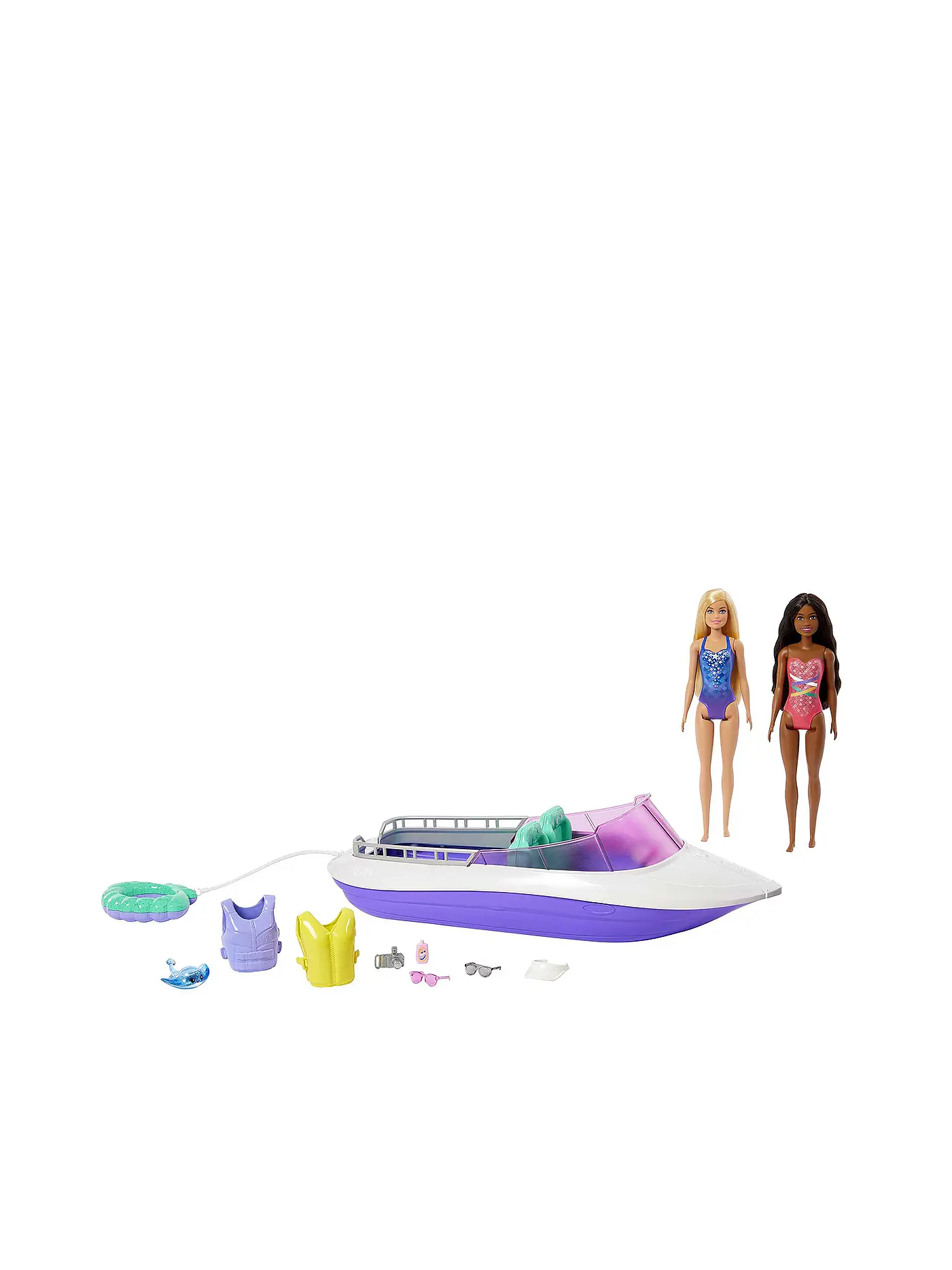 MATTEL | Barbie „Meerjungfrauen Power" Boot mit 2 Puppen | 